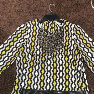 Milly Silk Top Size 10